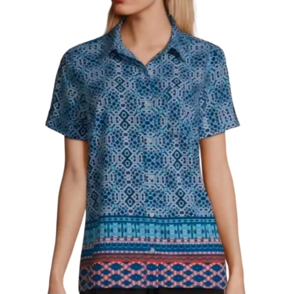 East 5th Ectnic Print Blouse
